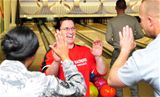 Bowling alley fundraiser helps raise CFC money