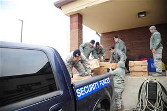 Community unites to provide for Airmen